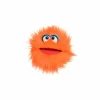 Handpop Klops H20cm - polyester - oranje