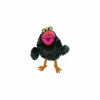 Handpop Patrizius Piepspatz H25cm - polyester - multicolor