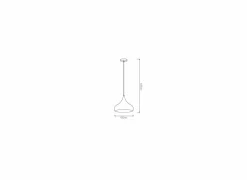 Hanglamp Ø42cm 60W E27