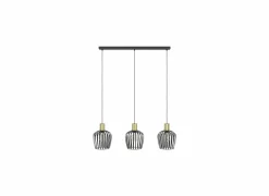 Hanglamp Empoli 90x20cm 40W E27 staal zwart
