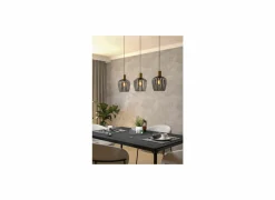 Hanglamp Empoli 90x20cm 40W E27 staal zwart