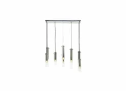 Brilliant Hanglamp Glasini 80x30cm 8x25W E14