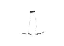 Hanglamp Grisolia 140x7cm 20W LED staal zwart