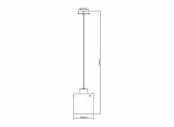 Hanglamp Seth Ø20cm 60W E27