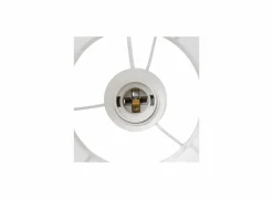 Hanglamp Tobie Ø25cm - katoen/staal - wit