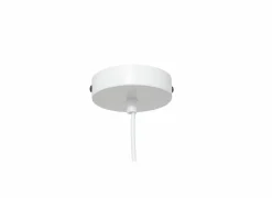 Hanglamp Tobie Ø37cm - katoen/staal - wit