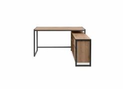 Hoekbureau Denver 139x142x75cm - decor - artisanale eik & antraciet