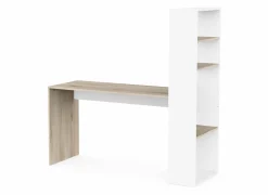 Hoekbureau Ease  123x145x53cm - decor - kronberg eik & wit