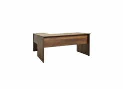 Hoekbureau Meradi 160x144cm - melamine - oslo walnut