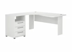 Hoekbureau Prima decor - wit