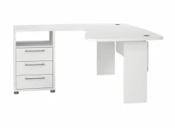 Hoekbureau Prima decor - wit