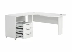 Hoekbureau Prima decor - wit