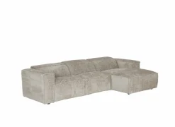 Hoeksalon Adam 311x177cm - stof - turtle dove