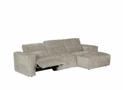 Hoeksalon Adam 311x177cm - stof - turtle dove