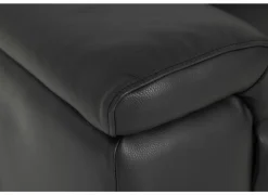 Hoeksalon After 295x232cm - leder - zwart