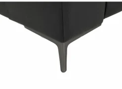 Hoeksalon After 295x232cm - leder - zwart