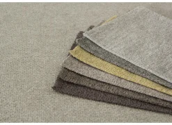 Hoeksalon Alcamo 331x184cm - stof - grijs