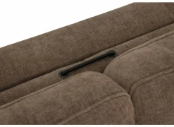 Hoeksalon Alea 291x190cm - stof - siena met bedfunctie & opbergruimte