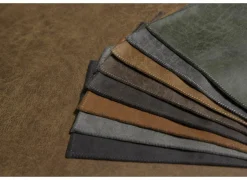 Hoeksalon Alicante 373x228cm - stof - cognac