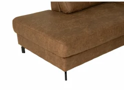 Hoeksalon Alicante 373x228cm - stof - cognac
