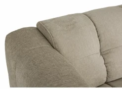 Hoeksalon Alps 322x158cm - stof - beige