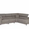 Hoeksalon Arkon 296x238cm - stof - taupe met relax