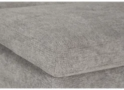Hoeksalon Artus 371x260cm - stof - grijs