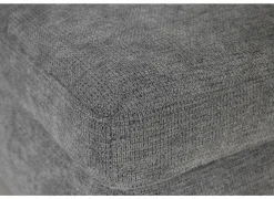 Hoeksalon Artus 371x260cm - stof - grijs met bedfunctie & opbergruimte