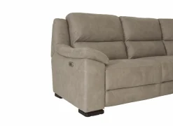 Hoeksalon Berry 372x292cm - stof - beige met relax