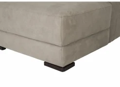 Hoeksalon Berry 372x292cm - stof - beige met relax