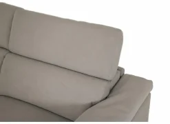 Hoeksalon Cell 295x232cm - stof - grijs met relax