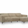 Hoeksalon Cine 277x168cm - stof - taupe