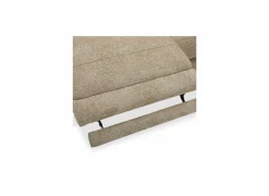 Hoeksalon Cine 277x168cm - stof - taupe met relax