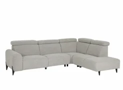 Hoeksalon Culebra 299x231cm - stof - beige met relax