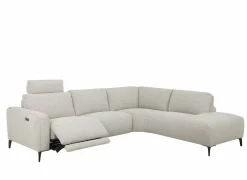 Hoeksalon Dante 274x226cm - stof - beige