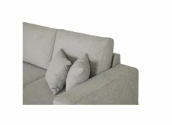 Hoeksalon Davos 341x220cm - stof - grijs