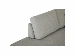 Hoeksalon Davos 341x220cm - stof - grijs