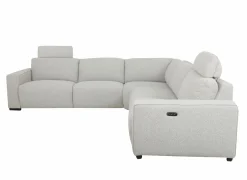 Hoeksalon Delta 300x300cm - stof - grijs met relax