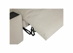 Hoeksalon Down 330x370cm - stof - crème met relax & opbergruimte