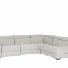Hoeksalon Dreamer 305x260cm - stof - wit met relax