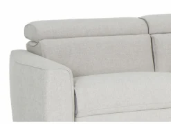 Hoeksalon Dreamer 305x260cm - stof - wit met relax