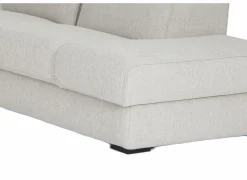 Hoeksalon Dreamer 305x260cm - stof - wit met relax