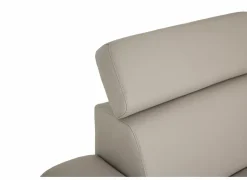 Hoeksalon Durham 304x230cm - stof - lichtgrijs met relax