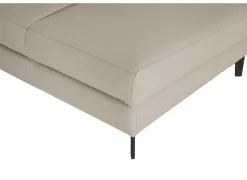 Hoeksalon Durham 298x230cm - stof - lichtgrijs