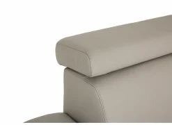 Hoeksalon Durham 298x230cm - stof - lichtgrijs