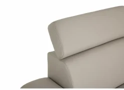 Hoeksalon Durham 298x230cm - stof - lichtgrijs