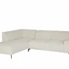 Hoeksalon Eddy 267x206cm - stof - ecru