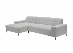 Hoeksalon Elva 292x152cm - stof - greige