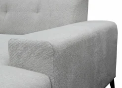 Hoeksalon Elva 292x152cm - stof - greige