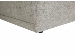 Hoeksalon Ibero 374x283cm - stof - grijs met zitdiepteverstelling